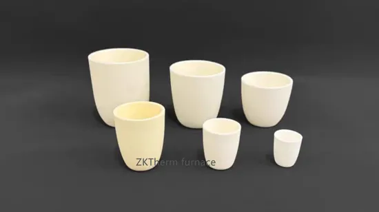 High Temperature Ceramic Alumina Crucible 95% Alumina Ceramic Crucible for Furnace